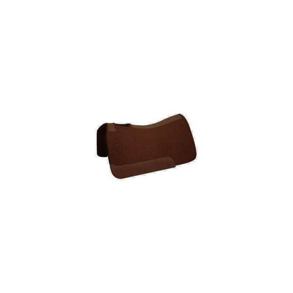 5 Star Equine "The Barrel Racer" Saddle Pad - Chocolate (1")