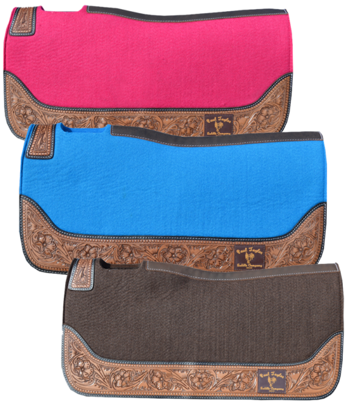 Paul Taylor Felt Contoured Pad - Tooled Leathers (30" x 3/4")