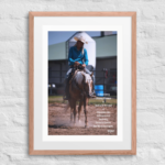 "Behind every strong Woman" Framed Print