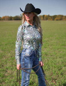 Colorful Foil Zebra Print Lightweight Stretch Jersey