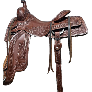 Ruelas 16" Ranch Cutter with Matching Pulling Collar #2620