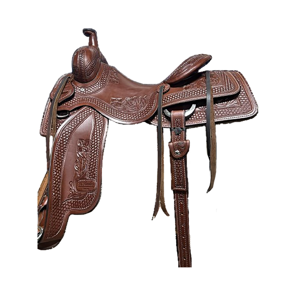 Ruelas 16" Ranch Cutter with Matching Pulling Collar #2620