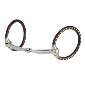 Tyler Antique Dotted O-Ring - Smooth Snaffle Bit