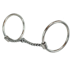 Tyler Chrome Steel O-Ring - Twisted Snaffle Bit