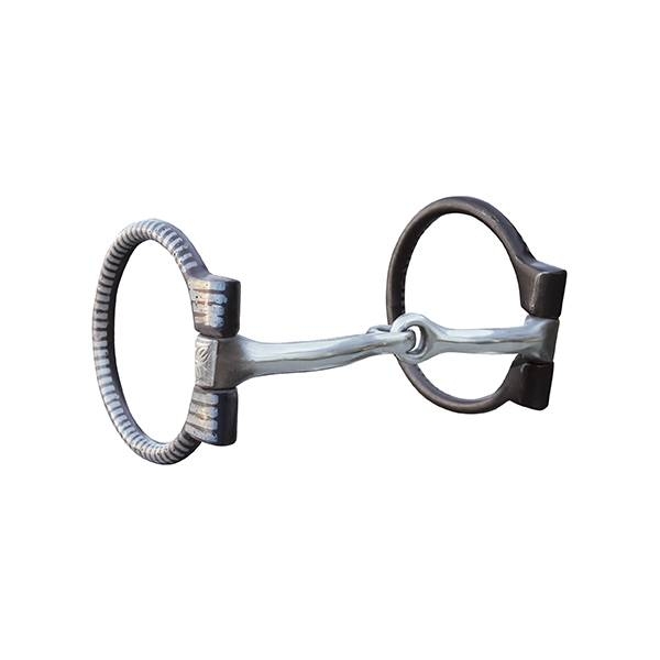 Bob Avila - Silver Smooth D-Ring Snaffle Bit