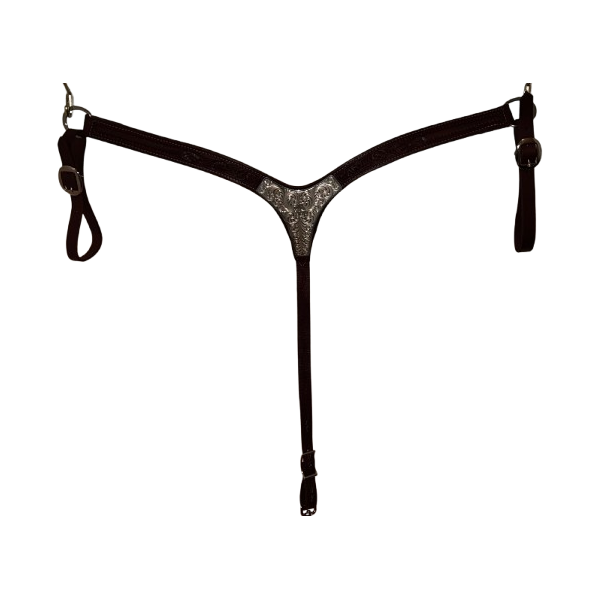 Ruelas Silver Headstall w/matching Breast Collar - Image 2